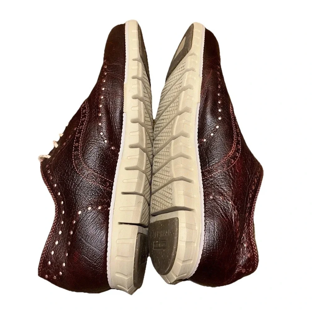 Cole Haan ZEROGRAND Remastered Wingtip Oxford Chocolate Men's 11.5M Worn 1X $220